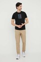 Alpha Industries pamut póló 126501RR.03 fekete SS24