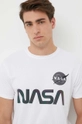 Alpha Industries cotton t-shirt white 178501RR.09