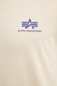 Alpha Industries tricou din bumbac 188505.03 bej