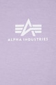 Alpha Industries t-shirt in cotone 188505.03 violetto