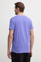 Alpha Industries t-shirt bawełniany 188505.03 fioletowy SS25
