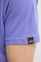 Alpha Industries t-shirt bawełniany fioletowy 188505.03