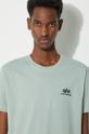 Бавовняна футболка Alpha Industries 188505.03 зелений