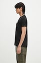 Бавовняна футболка Alpha Industries 188505.03 чорний SS25