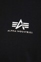 Хлопковая футболка Alpha Industries Basic T Small Logo 188505.03 чёрный