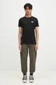 Хлопковая футболка Alpha Industries Basic T Small Logo 188505.03 чёрный