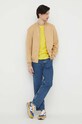 Бавовняна футболка Alpha Industries 188505.465 жовтий SS23