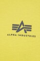 Бавовняна футболка Alpha Industries 188505.465 жовтий