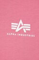Alpha Industries pamut póló 188505.49 rózsaszín
