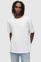 bela Bombažna kratka majica AllSaints Moški