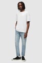 Odzież AllSaints t-shirt bawełniany ISAC SS CREW MD105V biały
