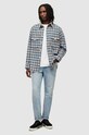 AllSaints t-shirt bawełniany ISAC SS CREW biały MD105V