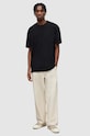 AllSaints t-shirt bawełniany ISAC SS CREW czarny MD105V