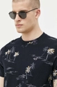 czarny Hollister Co. t-shirt bawełniany