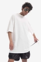 alb Rick Owens tricou din bumbac Jumbo SS T DU01C6274 RN MILK De bărbați