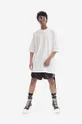 Βαμβακερό μπλουζάκι Rick Owens Jumbo SS T DU01C6274 RN MILK λευκό