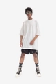 Rick Owens t-shirt bawełniany Jumbo biały