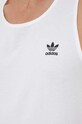 Βαμβακερό μπλουζάκι adidas Originals IA4800 λευκό