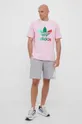 adidas Originals t-shirt bawełniany różowy