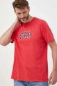 GAP t-shirt bawełniany czerwony