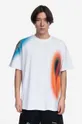bela Bombažna kratka majica A-COLD-WALL* Hypergraphic SS T-shirt Moški