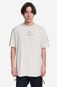 Bavlněné tričko A-COLD-WALL* Brutalist SS T-Shirt potisk šedá ACWMTS103