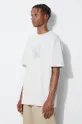 béžová Bavlnené tričko A-COLD-WALL* Foil Grid SS T-Shirt