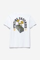 Vans t-shirt bawełniany Staying Grounded SS Tee VN00003FYB2 biały