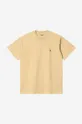 Βαμβακερό μπλουζάκι Carhartt WIP Chase  100% Οργανικό βαμβάκι
