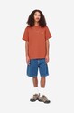 Carhartt WIP t-shirt bawełniany Chase I026391 pomarańczowy SS23