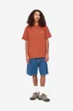 Carhartt WIP t-shirt bawełniany Chase pomarańczowy