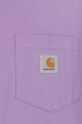 Carhartt WIP tricou din bumbac Chase violet