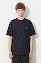 Carhartt WIP cotton T-shirt Chase navy I026391