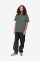 Carhartt WIP cotton T-shirt Chase green