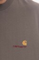 Îmbrăcăminte Carhartt WIP tricou din bumbac American Script I029956 maro
