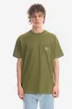 zielony Carhartt WIP t-shirt bawełniany Pocket Męski