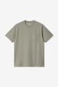 green Carhartt WIP cotton T-shirt Pocket