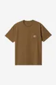 brown Carhartt WIP cotton T-shirt Pocket