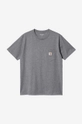 gray Carhartt WIP cotton T-shirt Pocket