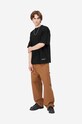Carhartt WIP t-shirt bawełniany S/S Link Script T-Shirt I031373 czarny SS23