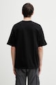 Odzież Carhartt WIP t-shirt bawełniany S/S Link Script T-Shirt I031373 czarny