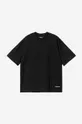 μαύρο Βαμβακερό μπλουζάκι Carhartt WIPS/S Link Script T-Shirt