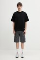Carhartt WIP t-shirt bawełniany S/S Link Script T-Shirt I031373 czarny