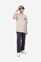 Хлопковая футболка Carhartt WIP Pest Control I031427 бежевый SS23