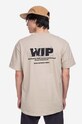 Одежда Хлопковая футболка Carhartt WIP Pest Control I031427 бежевый