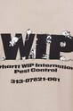 Хлопковая футболка Carhartt WIP Pest Control I031427 бежевый