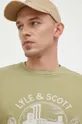 zelena Bombažna kratka majica Lyle & Scott