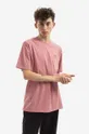 розовый Хлопковая футболка Edwin Мужской