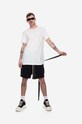Rick Owens t-shirt bawełniany DU01C6250.RN.MILK biały SS23