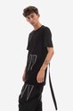 Rick Owens cotton t-shirt DU02B4250.RNEH1.BLACK black